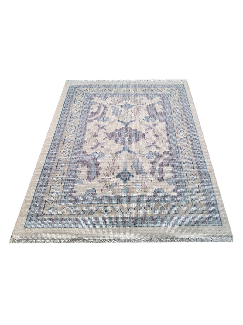 Pacific California CA-13 Beige Blue Transitional Hand Finished Rugs