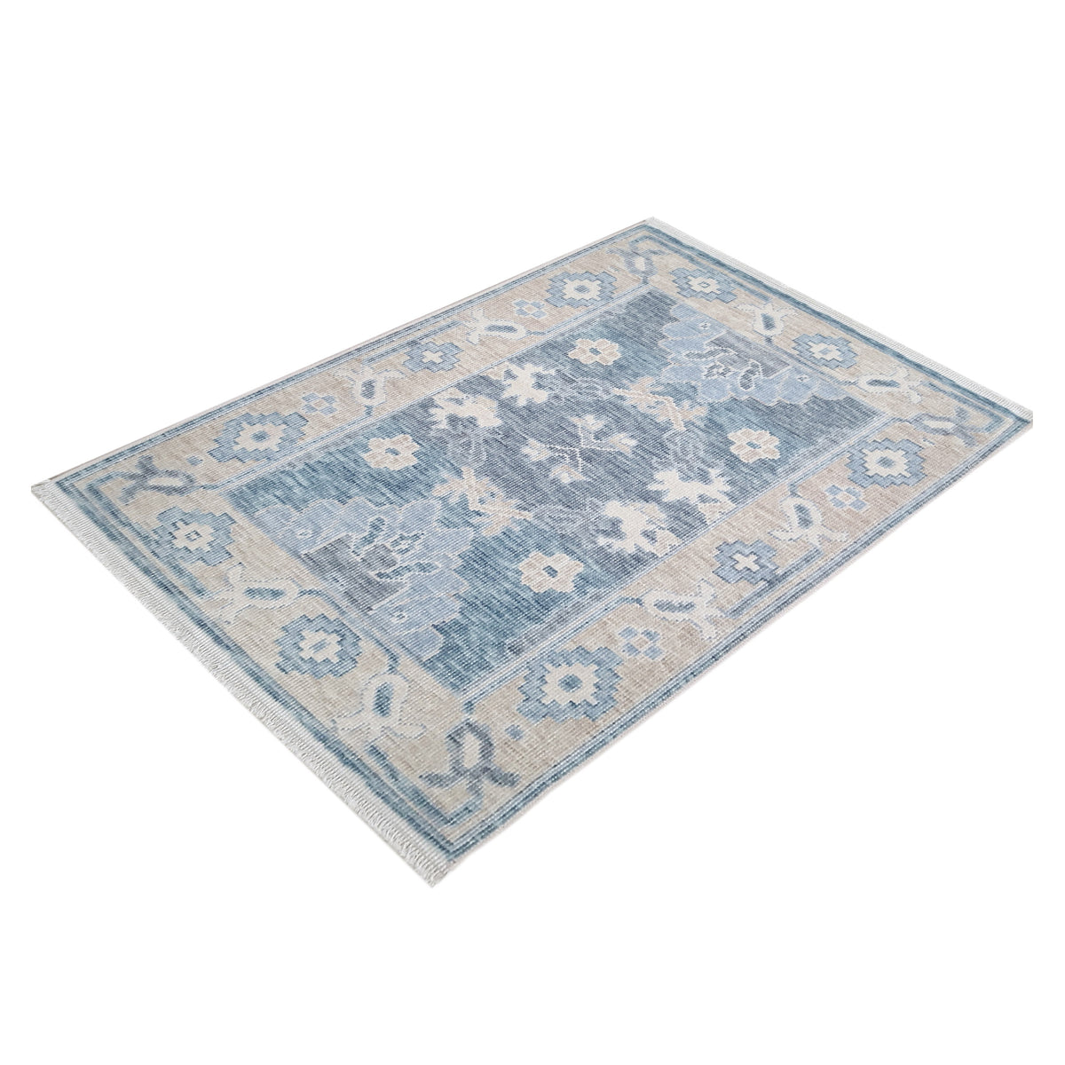 Pacific California CA-51 Green Beige Transitional Hand Finished Rugs