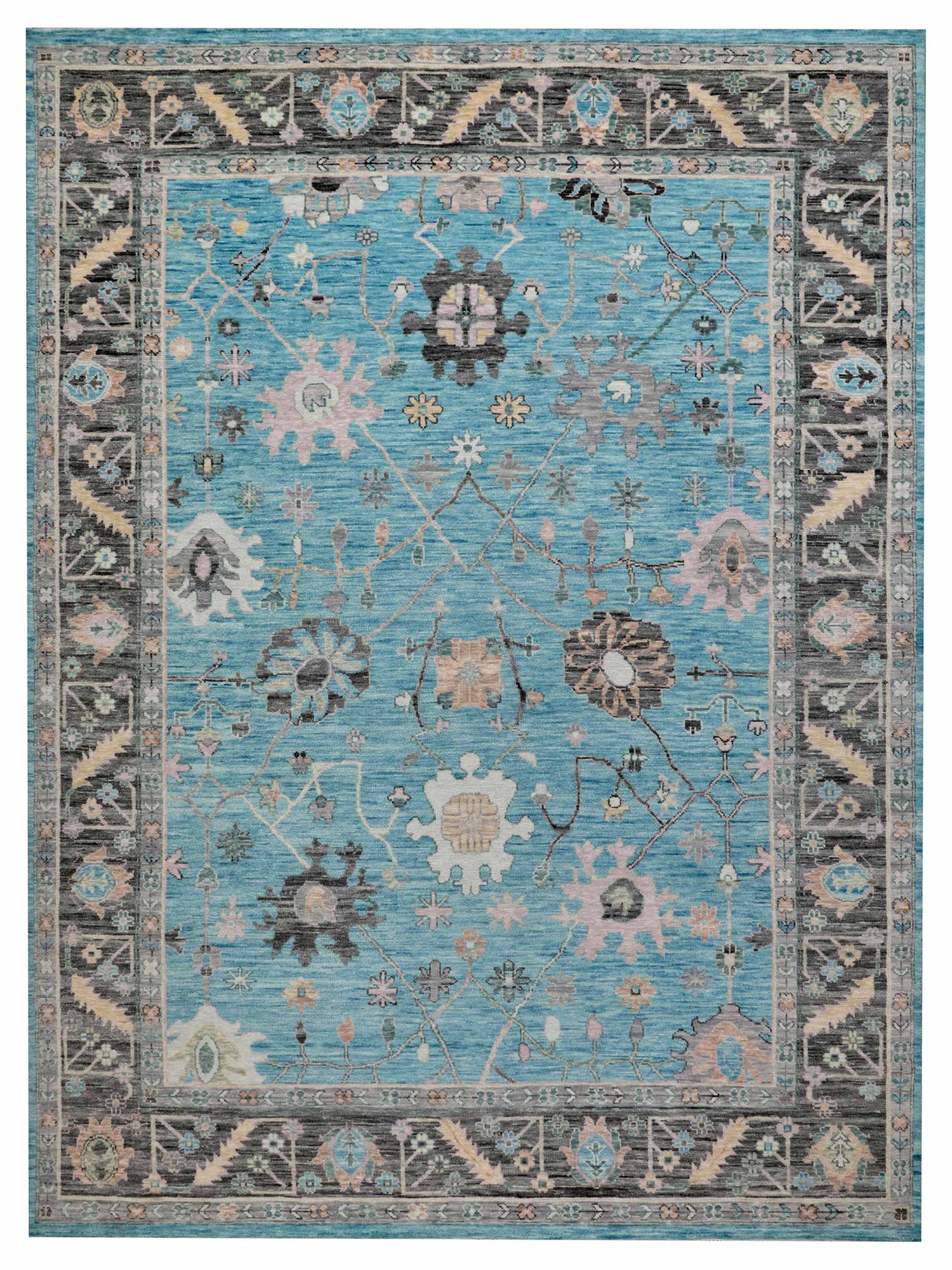 Pacific Anatolian Revival  Lt.Blue Charcoal Transitional