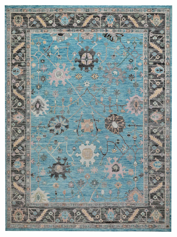 Pacific Anatolian Revival  Lt.Blue Charcoal Transitional