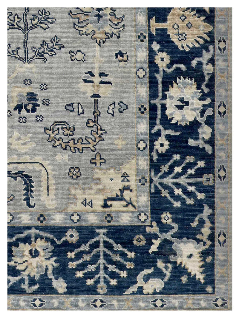Pacific Anatolian Revival 43180 Lt.Grey Navy Transitional Hand Knotted Rug