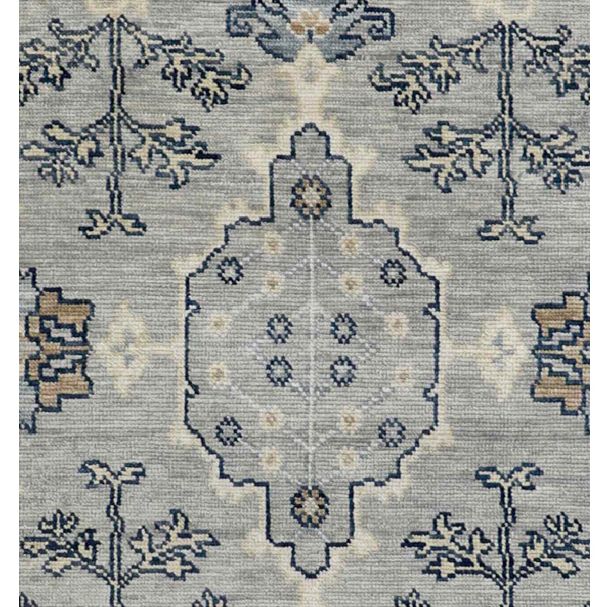 Pacific Anatolian Revival 43180 Lt.Grey Navy Transitional Hand Knotted Rug