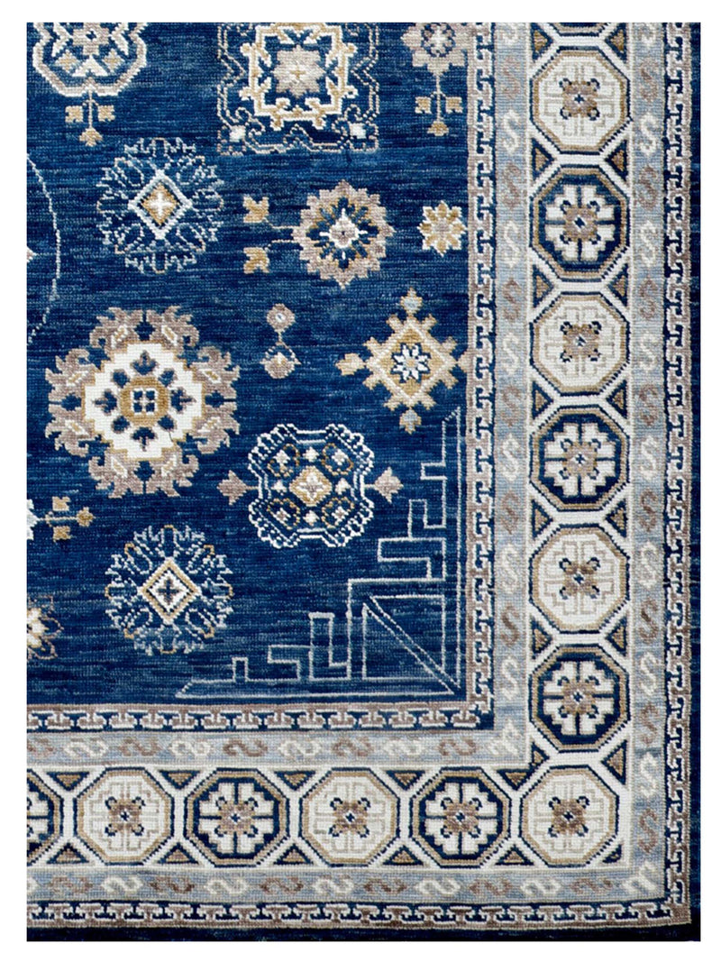 Pacific Anatolian Revival 43181 Navy Ivory Transitional Hand Knotted Rug