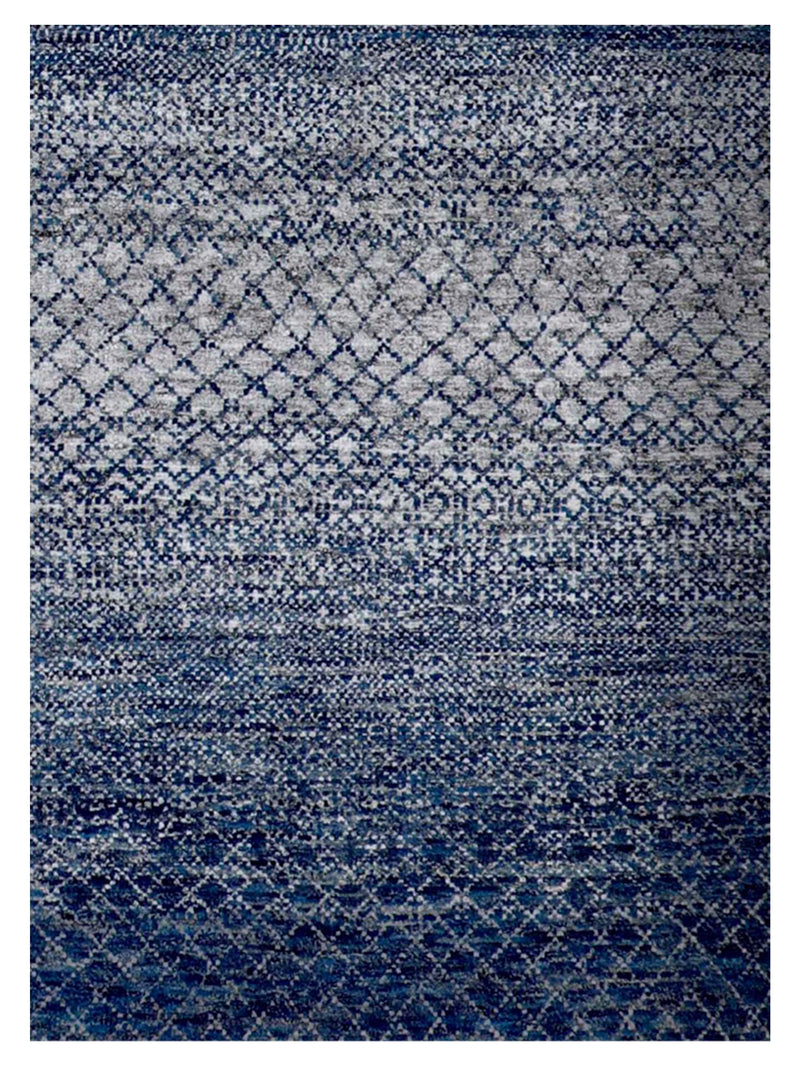 Pacific Chelsea 43189 Blue Multi Modern Hand Knotted Rug