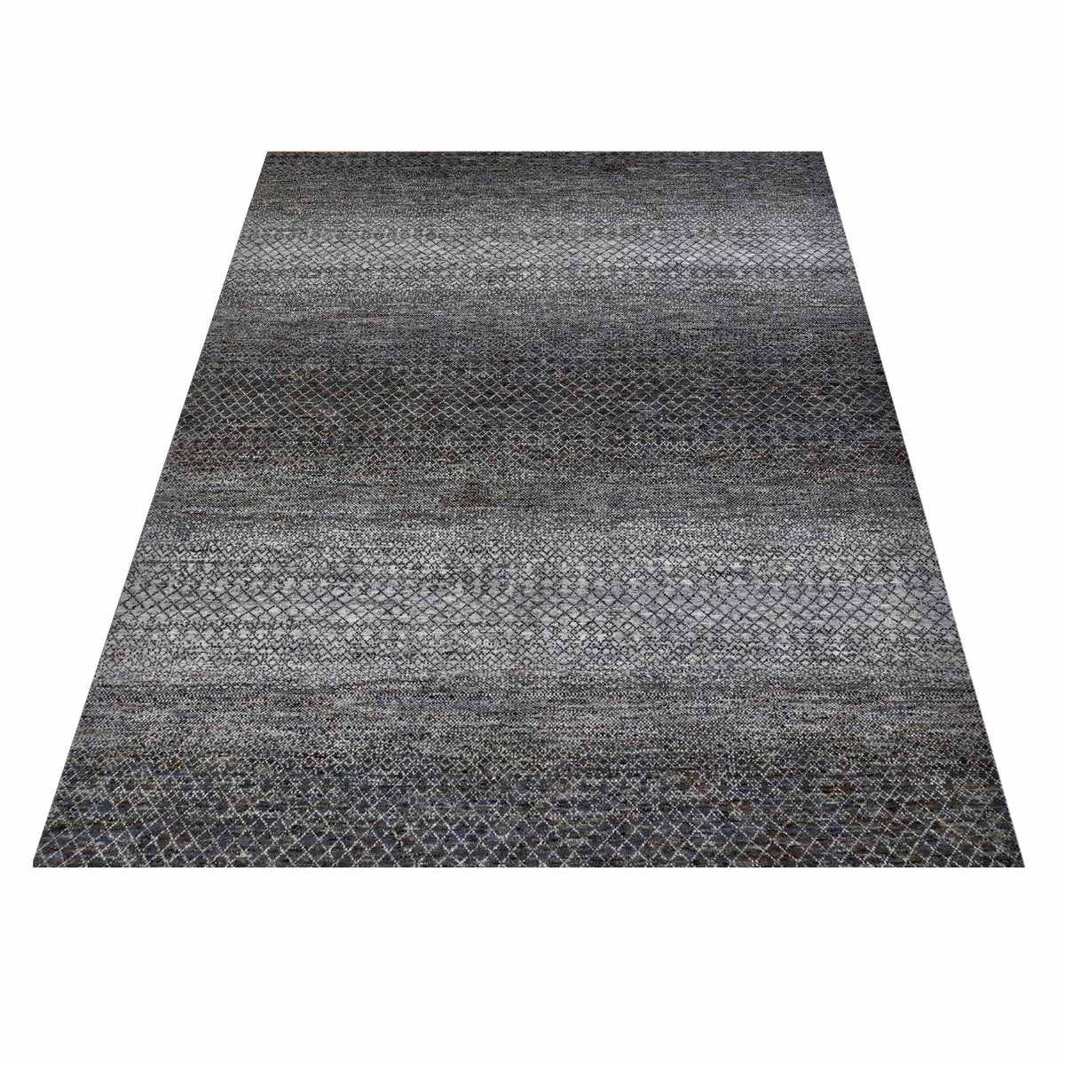 Pacific Chelsea 43202 Brown Multi Modern Hand Knotted Rug