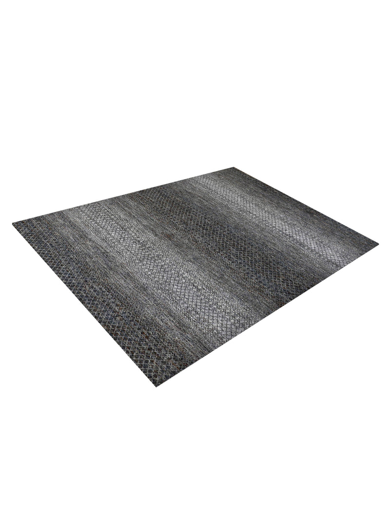 Pacific Chelsea 43202 Brown Multi Modern Hand Knotted Rug