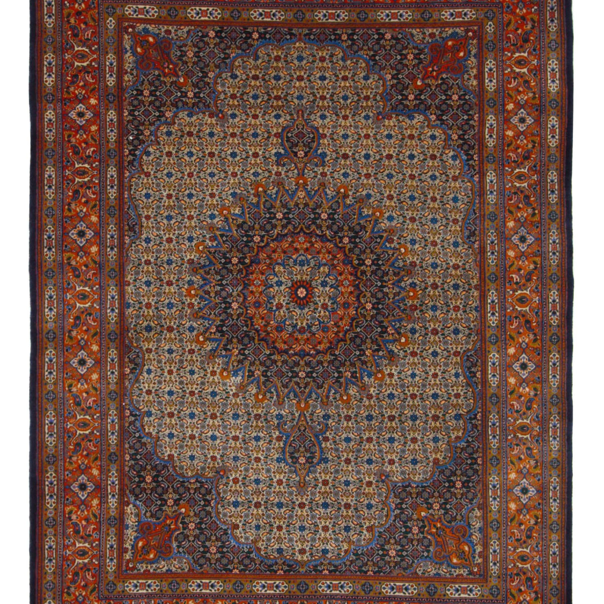 Fasa Bijar  Navy Red Traditional