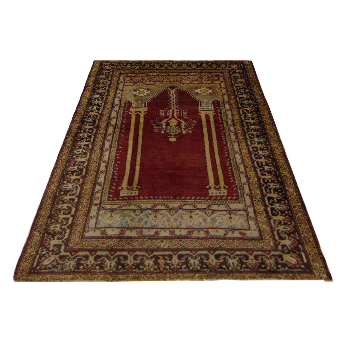 Pacific Anatolian 43210 Rust Black Traditional Hand Knotted Rug