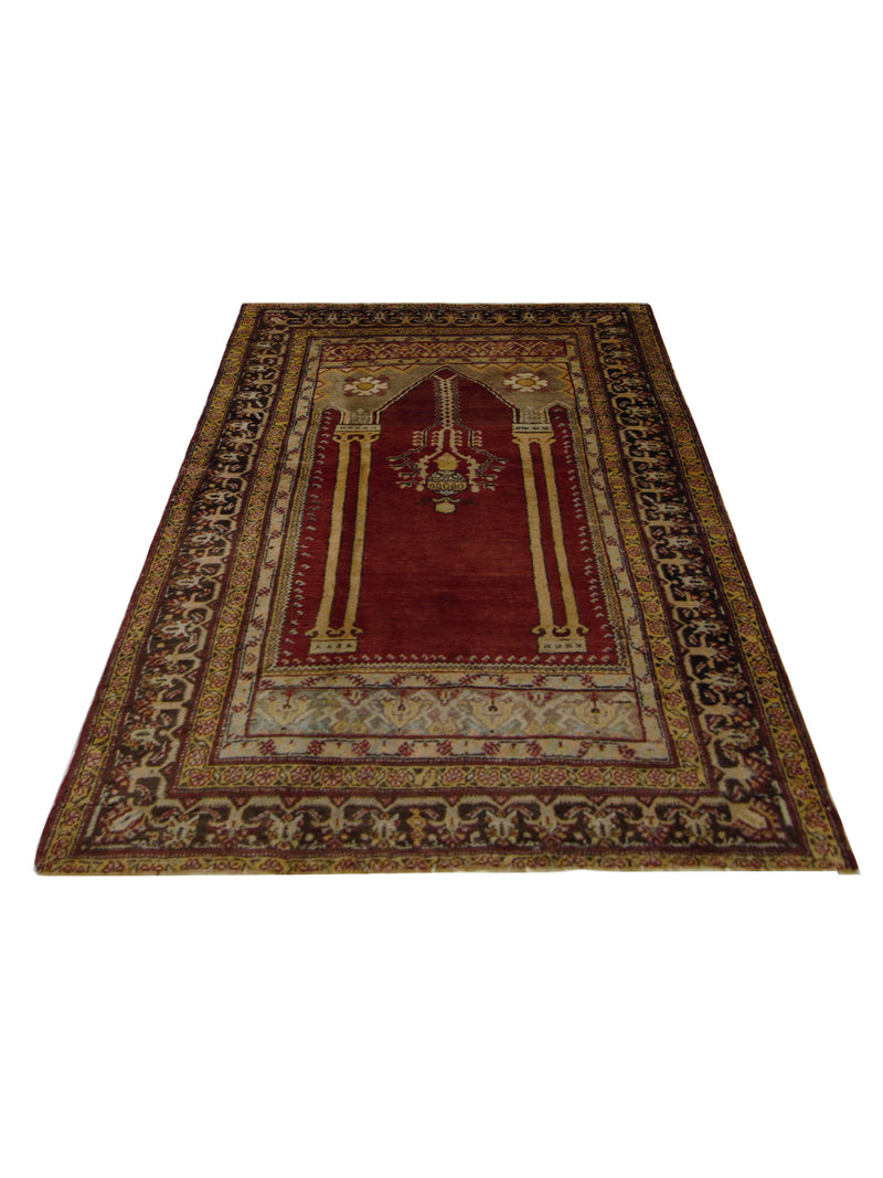 Pacific Anatolian 43210 Rust Black Traditional Hand Knotted Rug