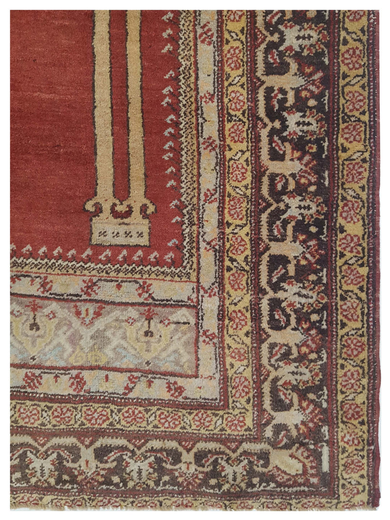 Pacific Anatolian 43210 Rust Black Traditional Hand Knotted Rug