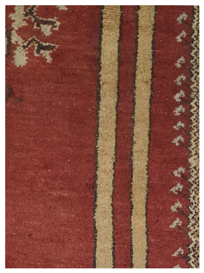 Pacific Anatolian 43210 Rust Black Traditional Hand Knotted Rug