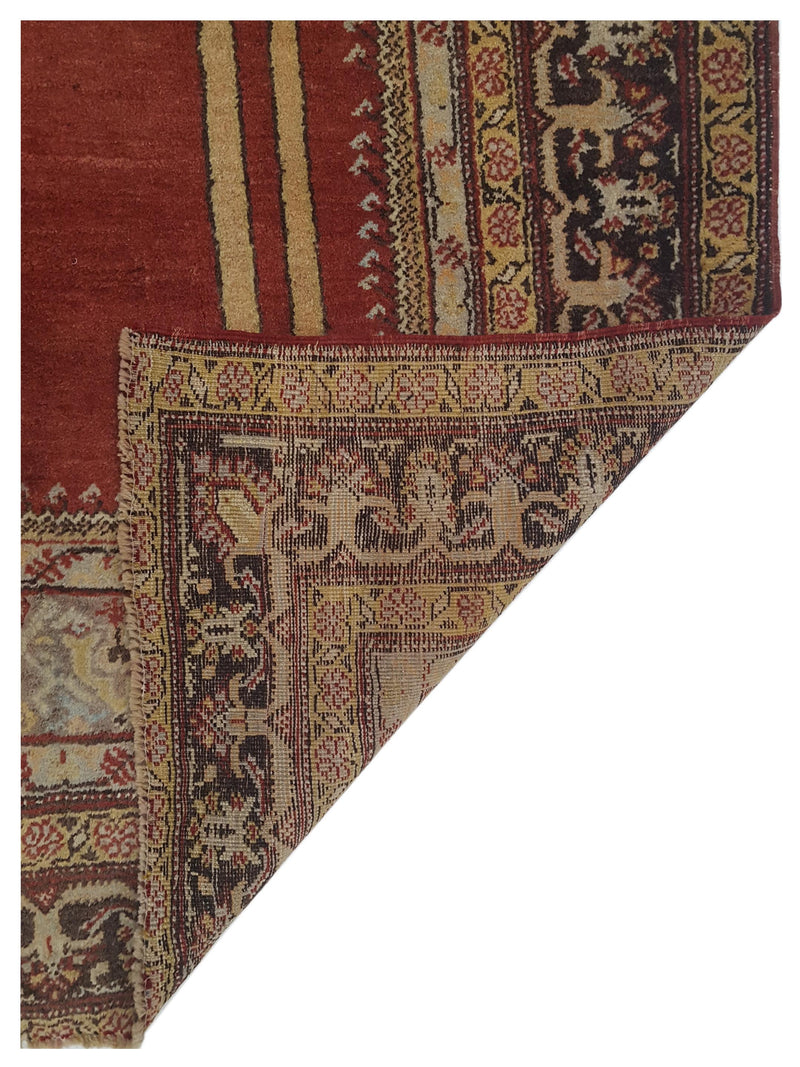 Pacific Anatolian 43210 Rust Black Traditional Hand Knotted Rug