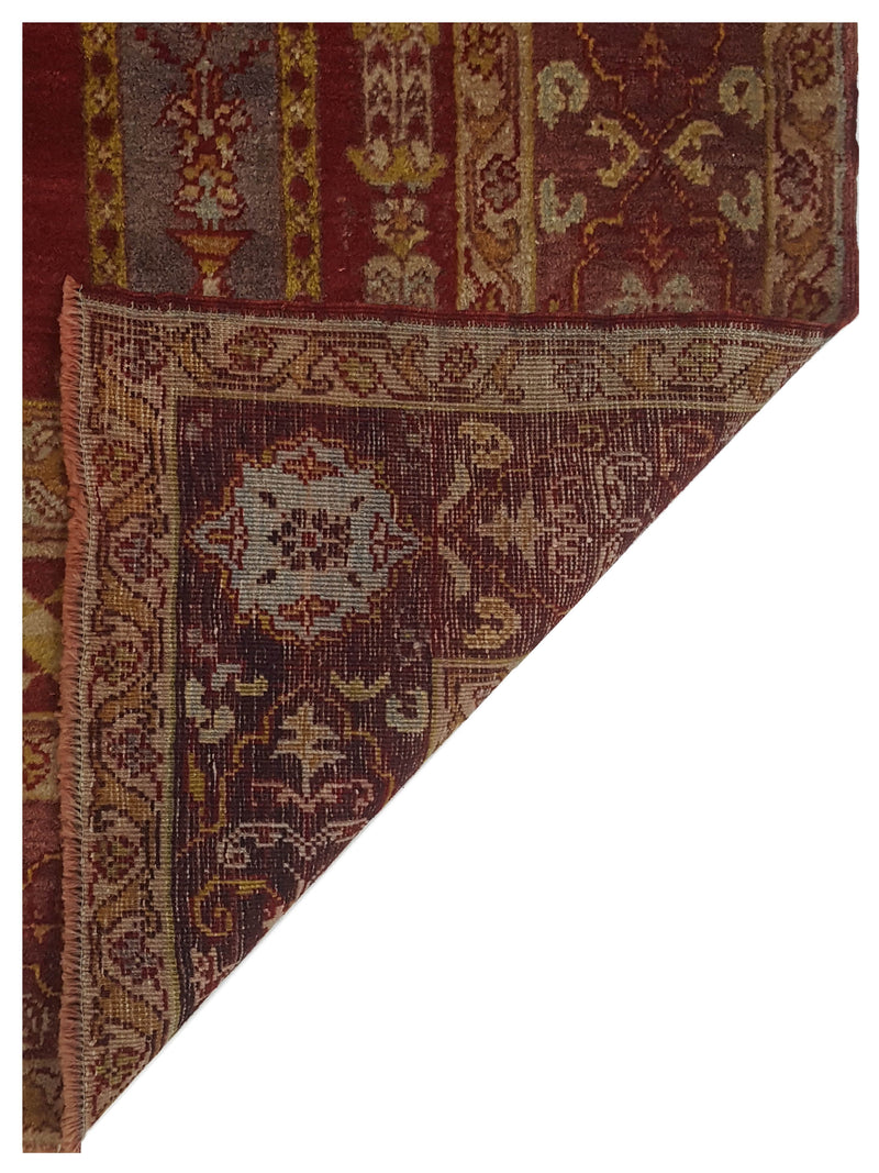 Pacific Anatolian 43211 Rust Gold Traditional Hand Knotted Rug