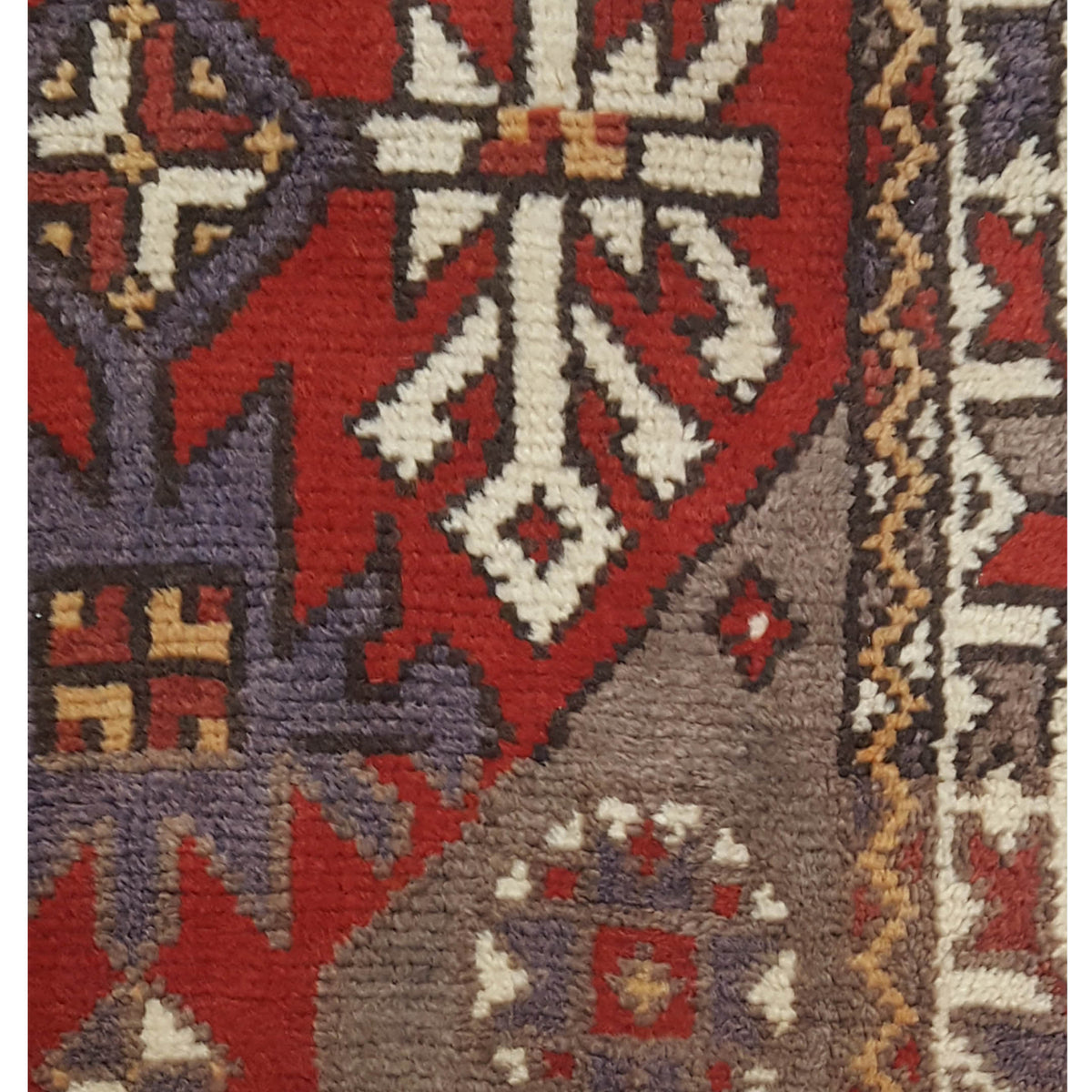 Pacific Anatolian 43218 Red Ivory Traditional Hand Knotted Rug