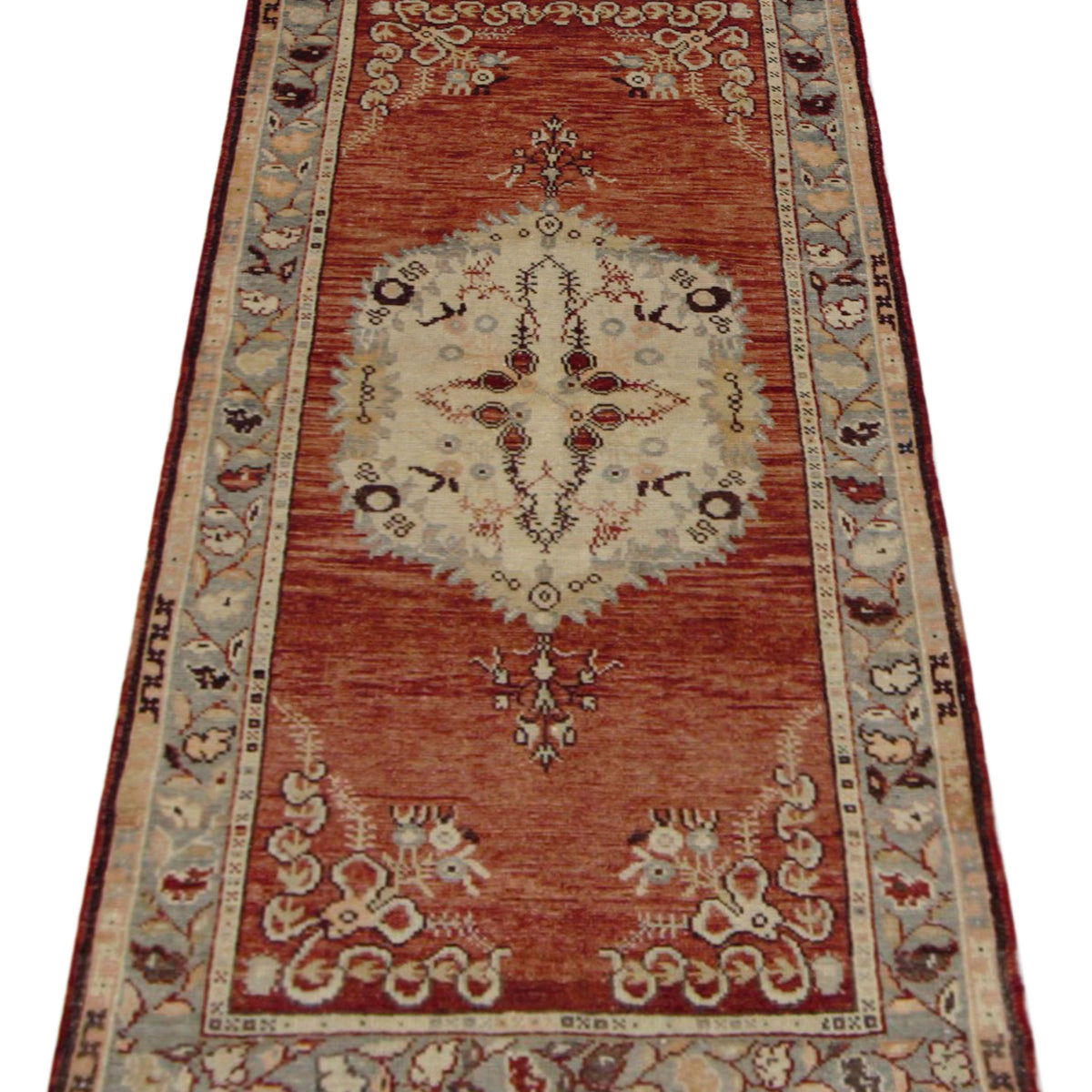 Pacific Anatolian 43223 Rust Ivory Transitional Hand Knotted Rug
