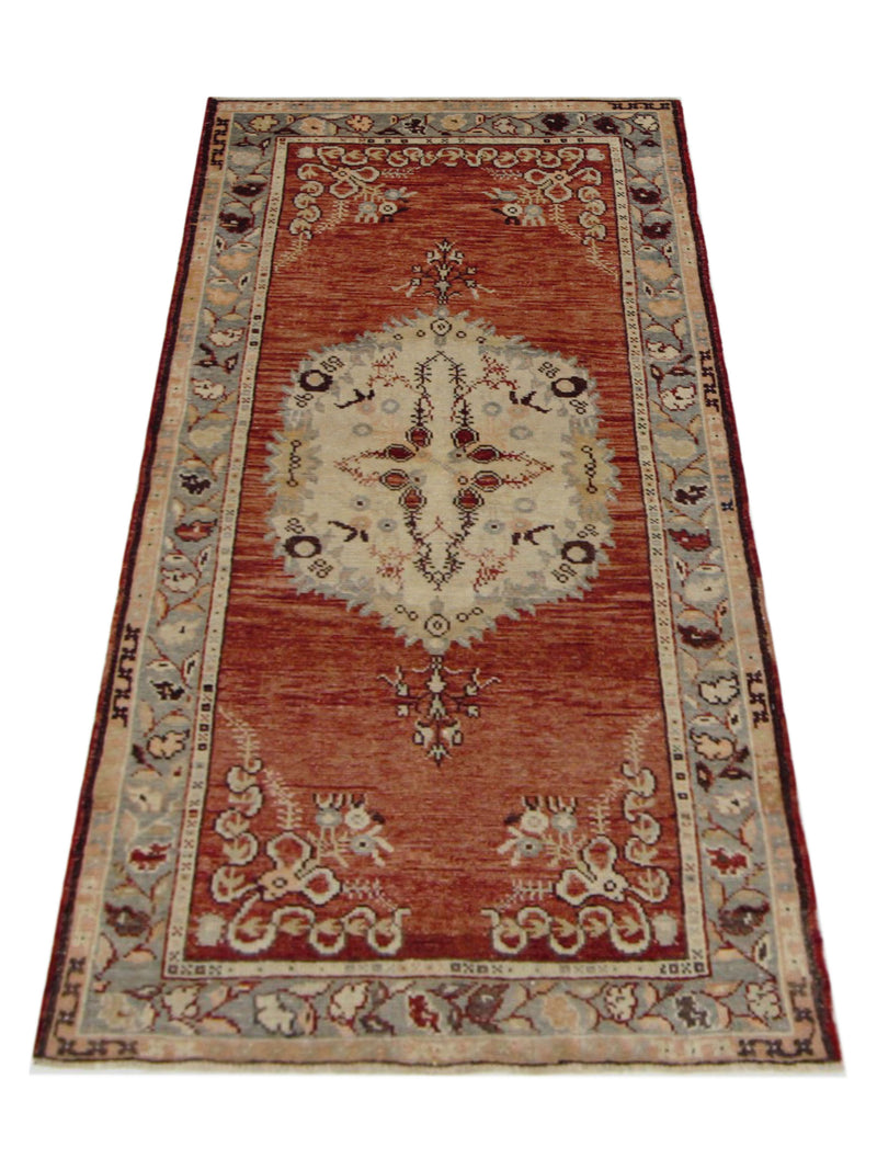 Pacific Anatolian 43223 Rust Ivory Transitional Hand Knotted Rug