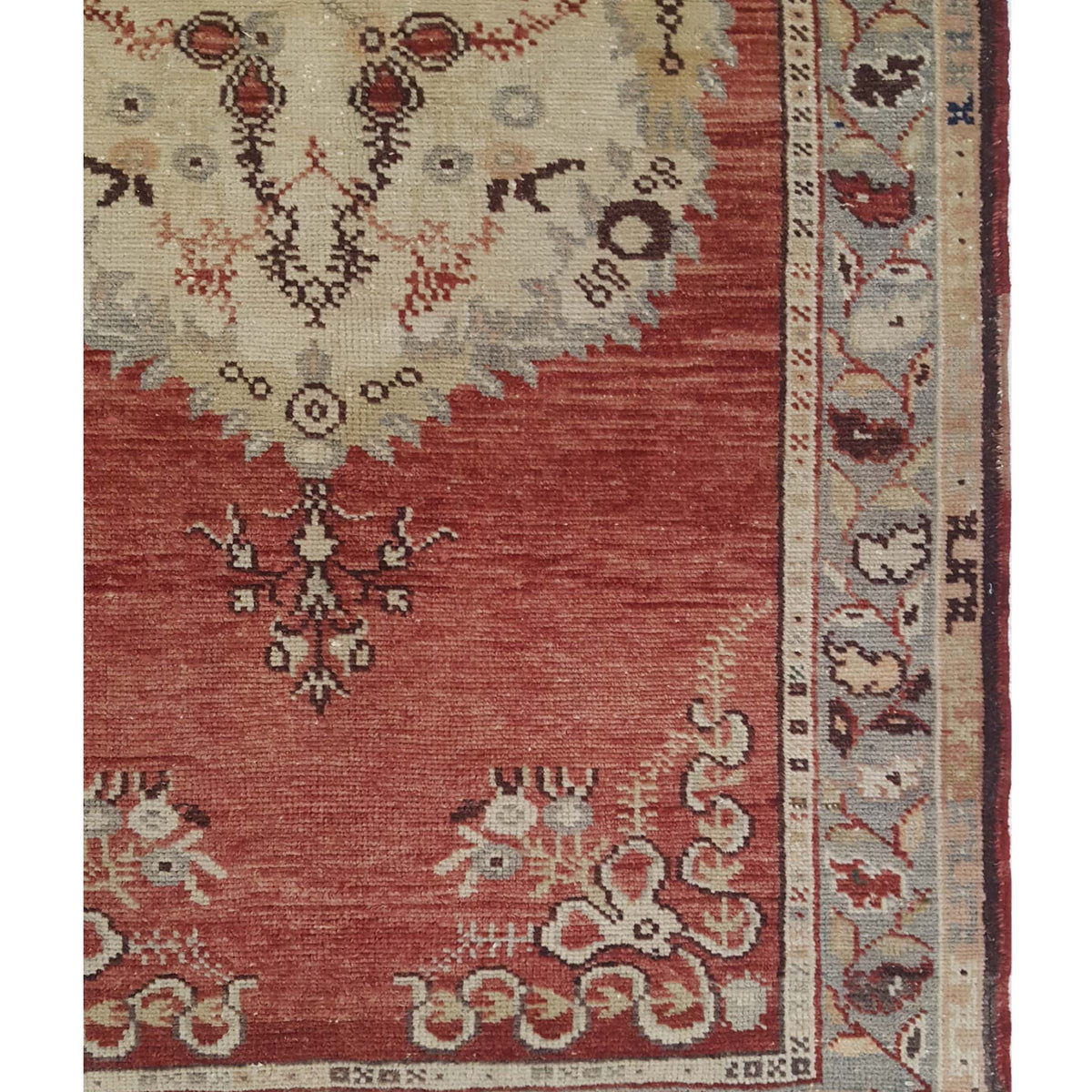 Pacific Anatolian 43223 Rust Ivory Transitional Hand Knotted Rug