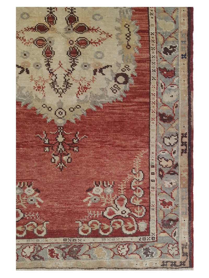 Pacific Anatolian 43223 Rust Ivory Transitional Hand Knotted Rug