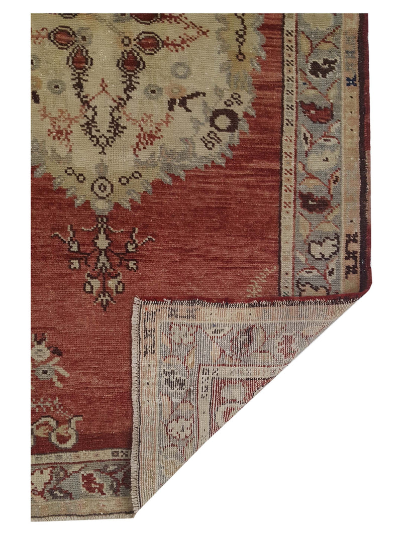 Pacific Anatolian 43223 Rust Ivory Transitional Hand Knotted Rug