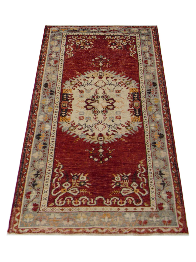 Pacific Anatolian 43224 Rust Ivory Transitional Hand Knotted Rug