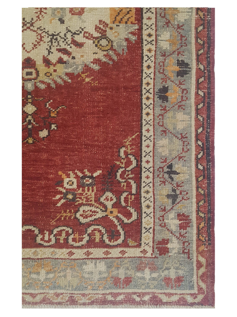 Pacific Anatolian 43224 Rust Ivory Transitional Hand Knotted Rug