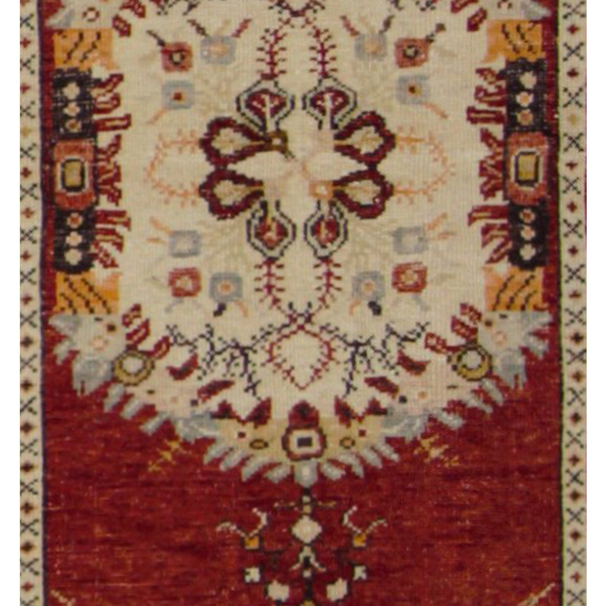 Pacific Anatolian 43224 Rust Ivory Transitional Hand Knotted Rug