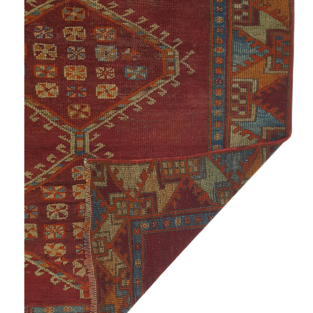 Pacific Kula 43227 Orange Yellow Traditional Hand Knotted Rug