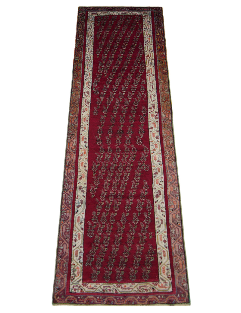 Pacific Malayer 43233 Red Ivory Traditional Hand Knotted Rug