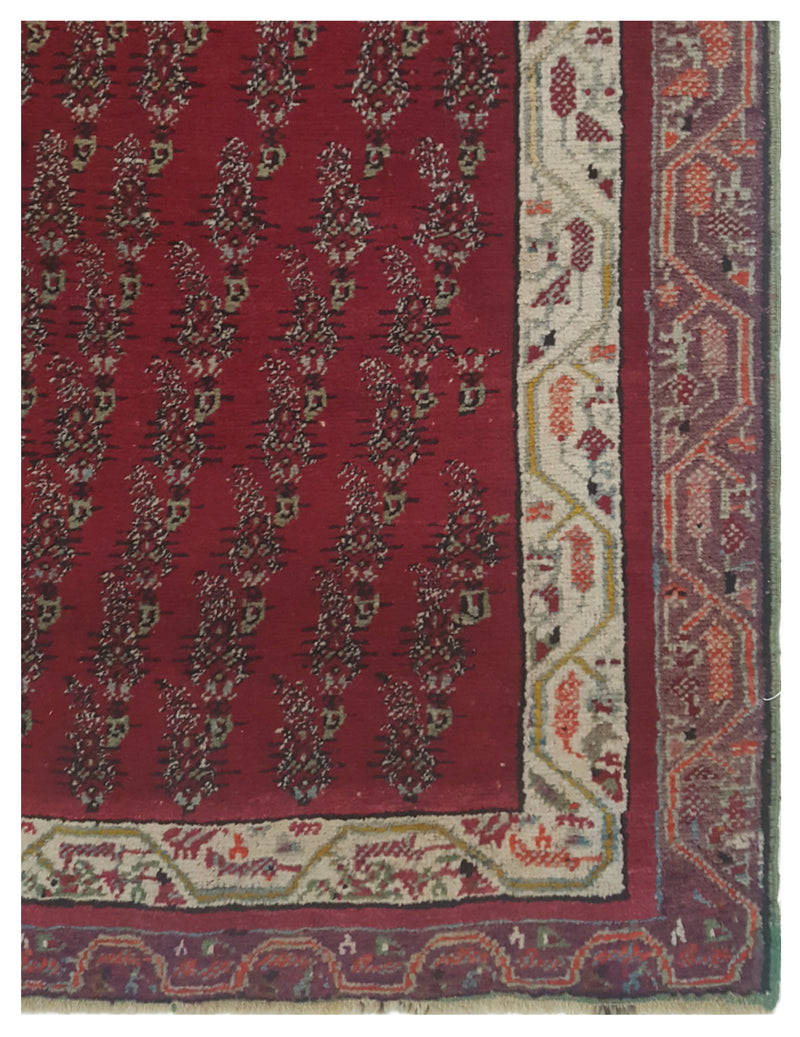 Pacific Malayer 43233 Red Ivory Traditional Hand Knotted Rug