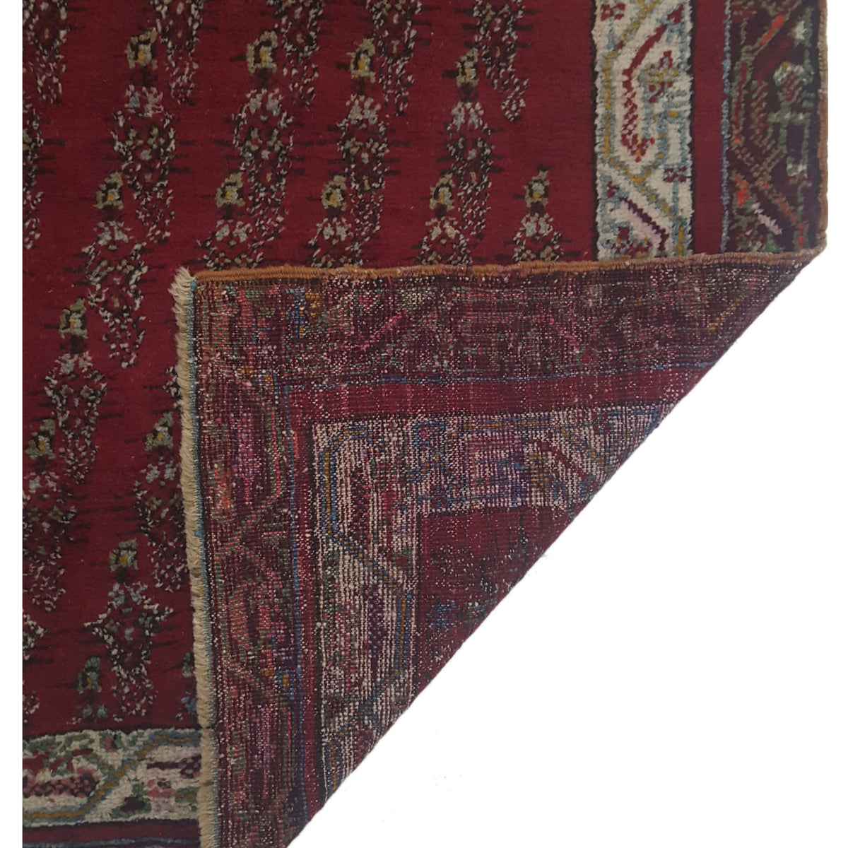 Pacific Malayer 43233 Red Ivory Traditional Hand Knotted Rug