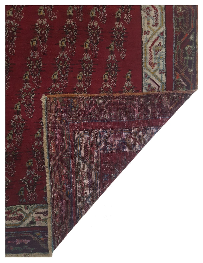 Pacific Malayer 43233 Red Ivory Traditional Hand Knotted Rug