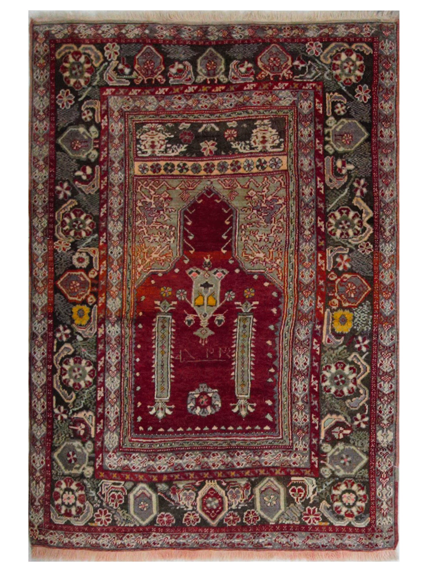 Pacific Kula  Red Multi Traditional