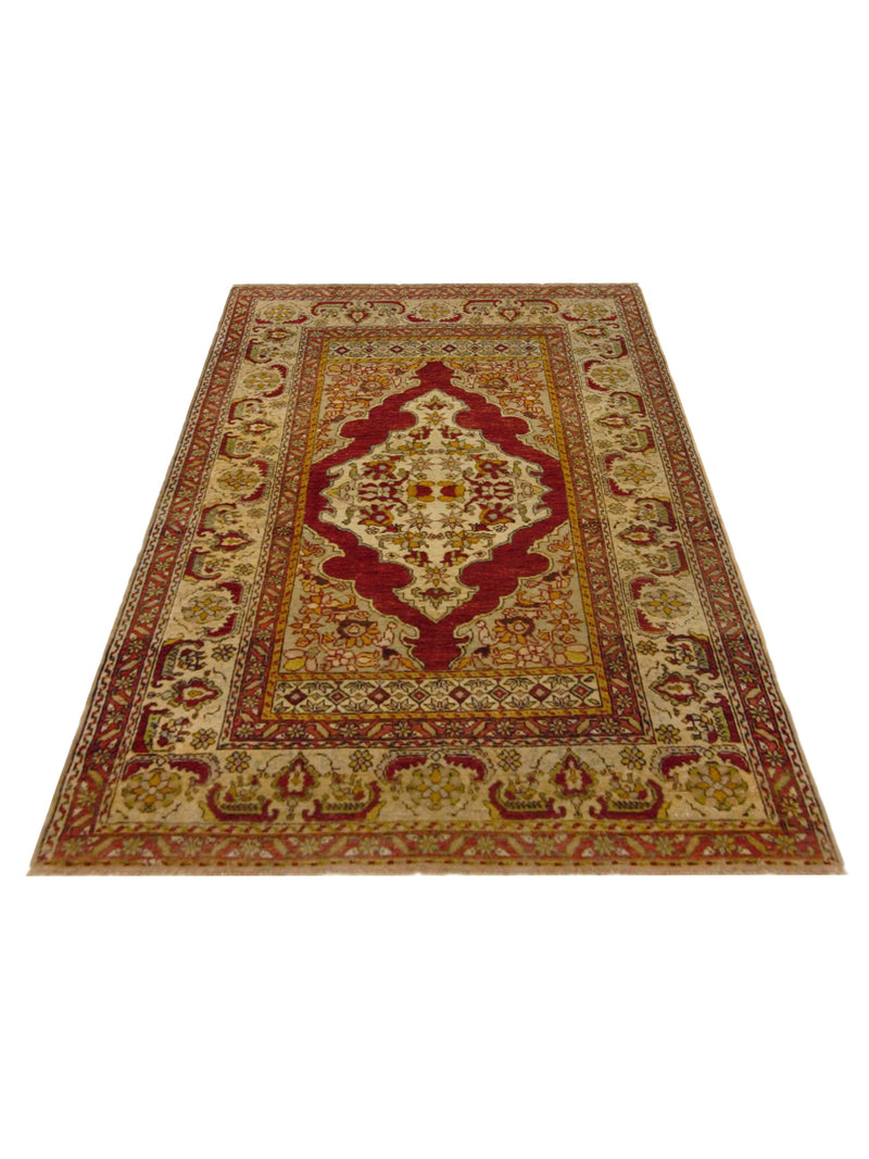 Pacific Kayseri 43236 Gold Beige Traditional Hand Knotted Rug