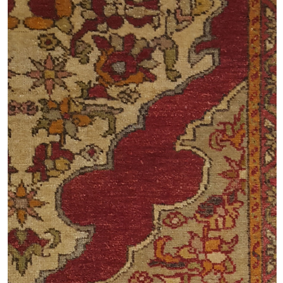 Pacific Kayseri 43236 Gold Beige Traditional Hand Knotted Rug