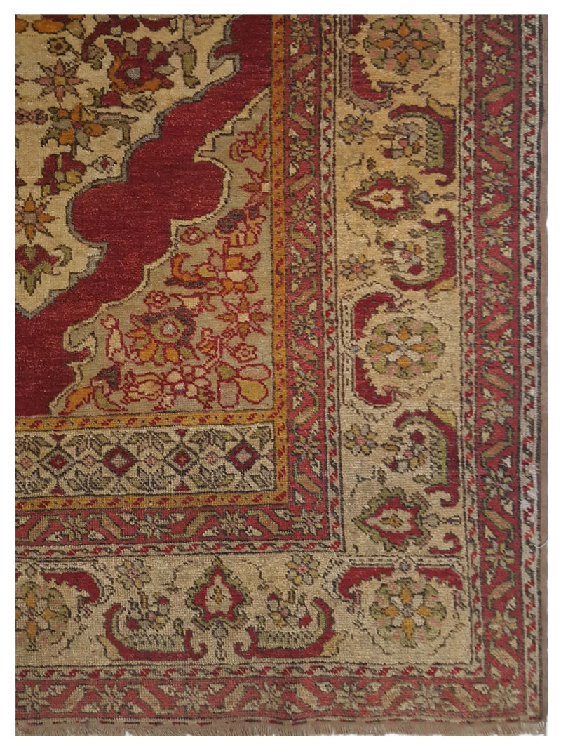 Pacific Kayseri 43236 Gold Beige Traditional Hand Knotted Rug