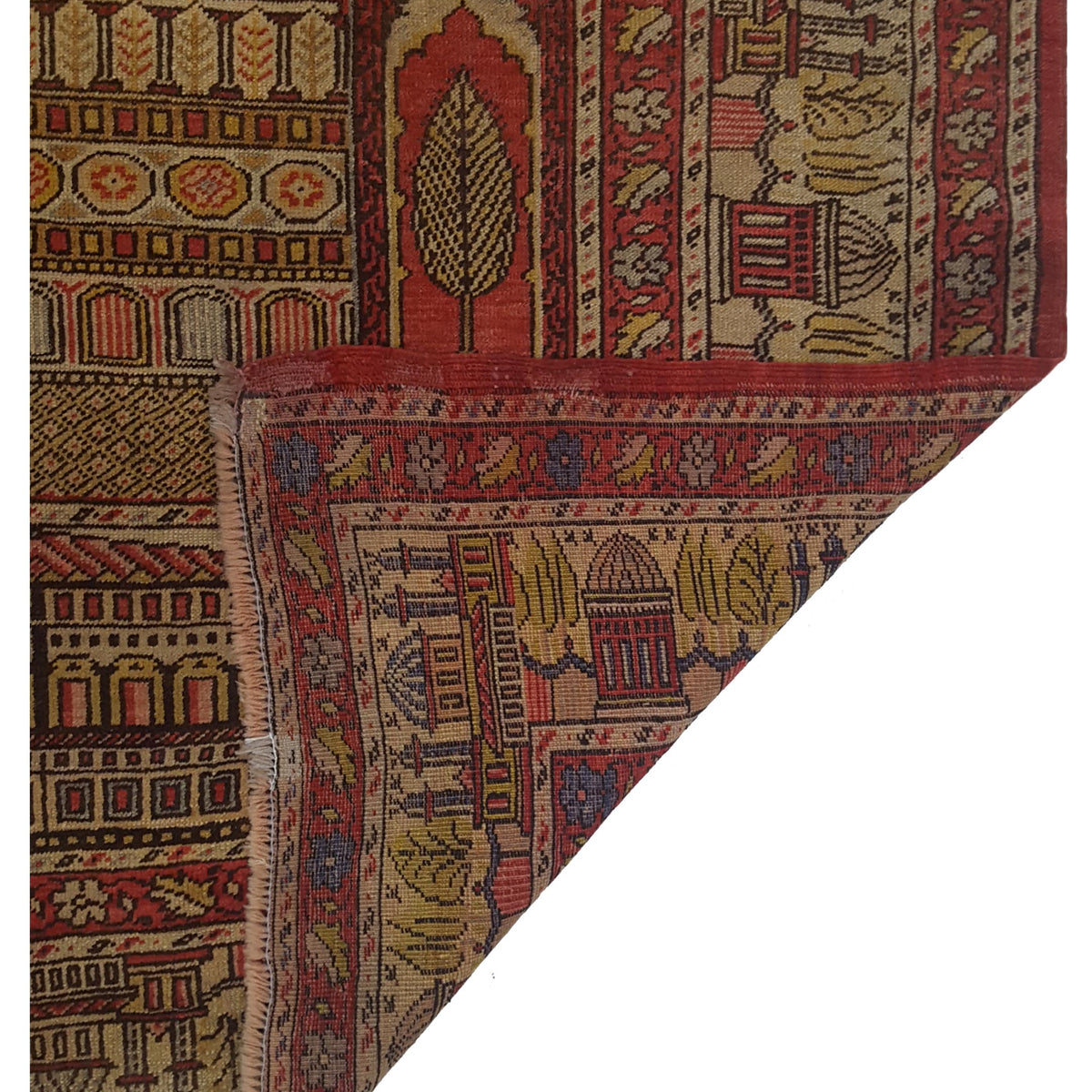 Pacific Kayseri 43236 Gold Beige Traditional Hand Knotted Rug