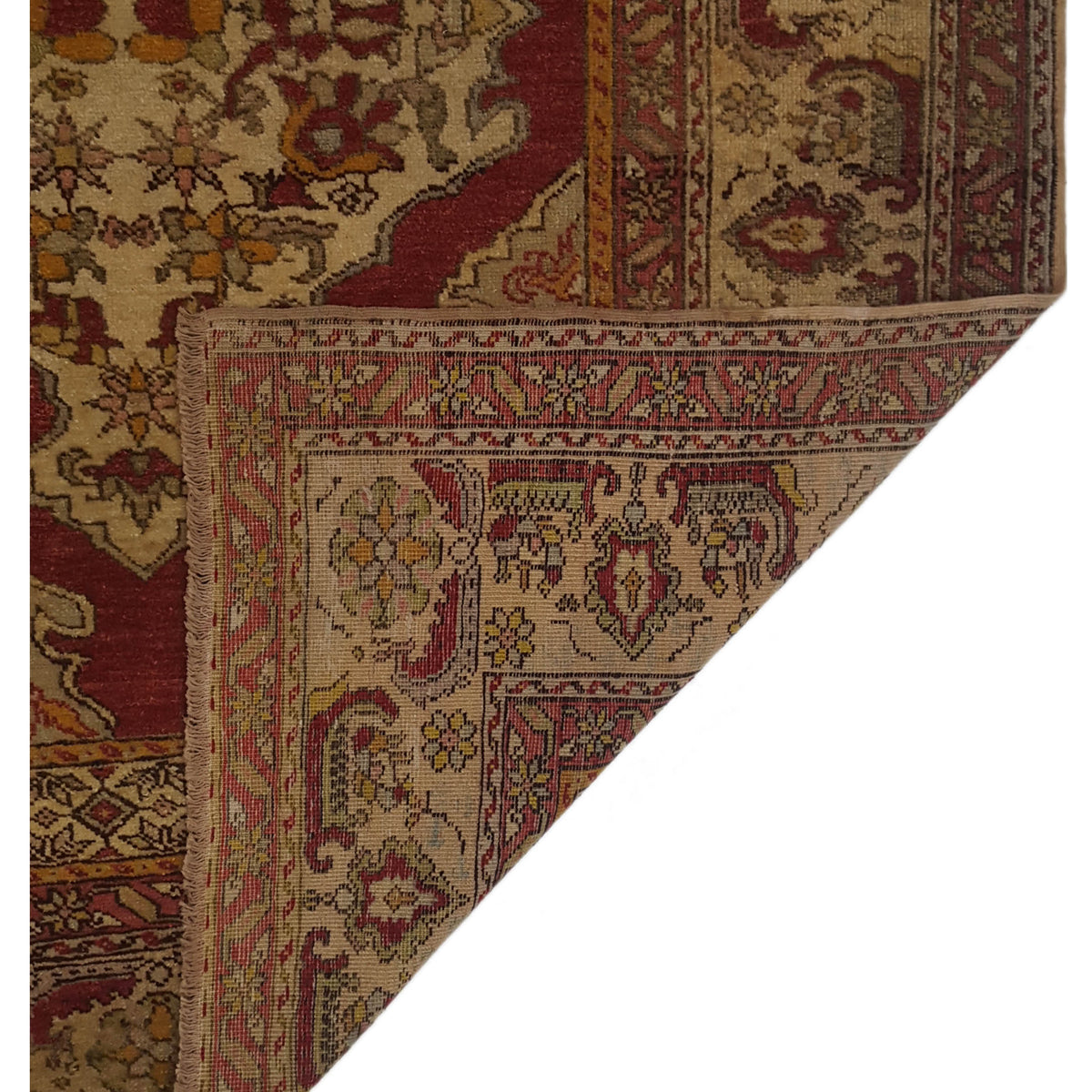Pacific Kayseri 43237 Red Gold Traditional Hand Knotted Rug