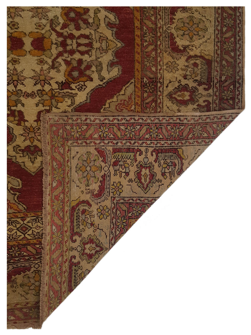 Pacific Kayseri 43237 Red Gold Traditional Hand Knotted Rug