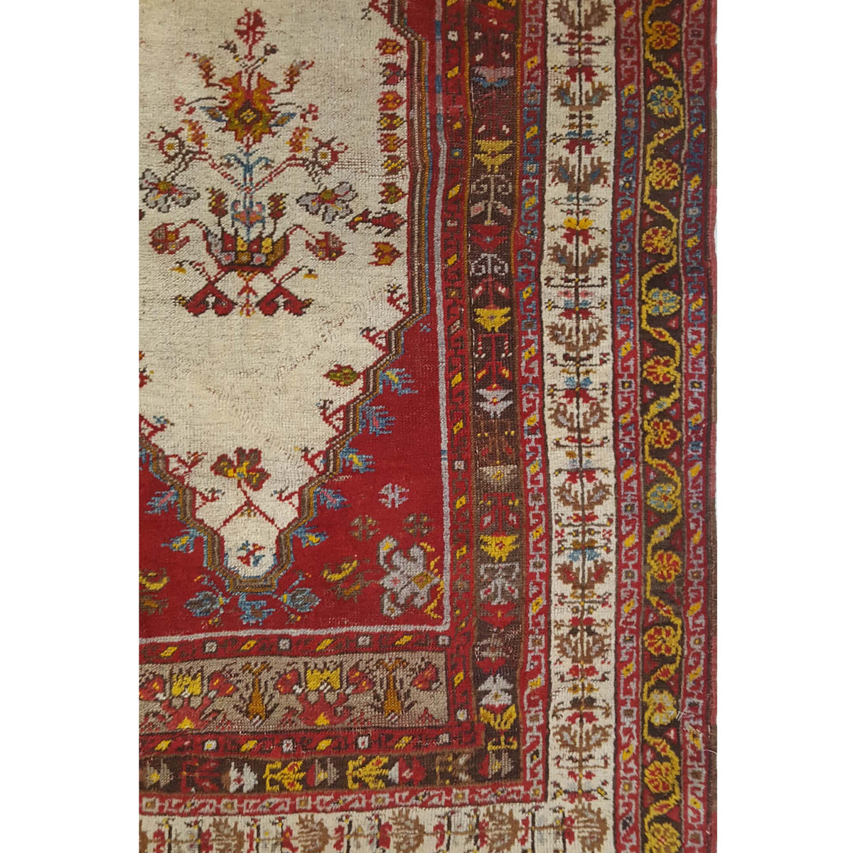 Pacific Kula 43238 Red Ivory Traditional Hand Knotted Rug