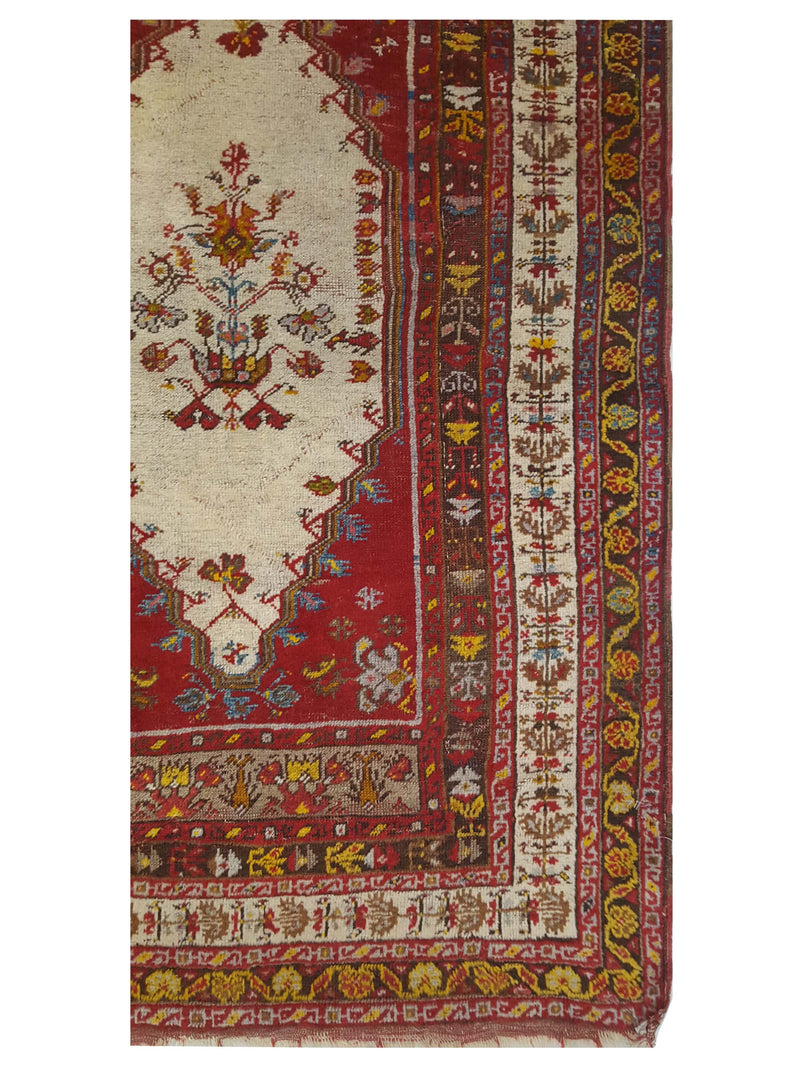 Pacific Kula 43238 Red Ivory Traditional Hand Knotted Rug
