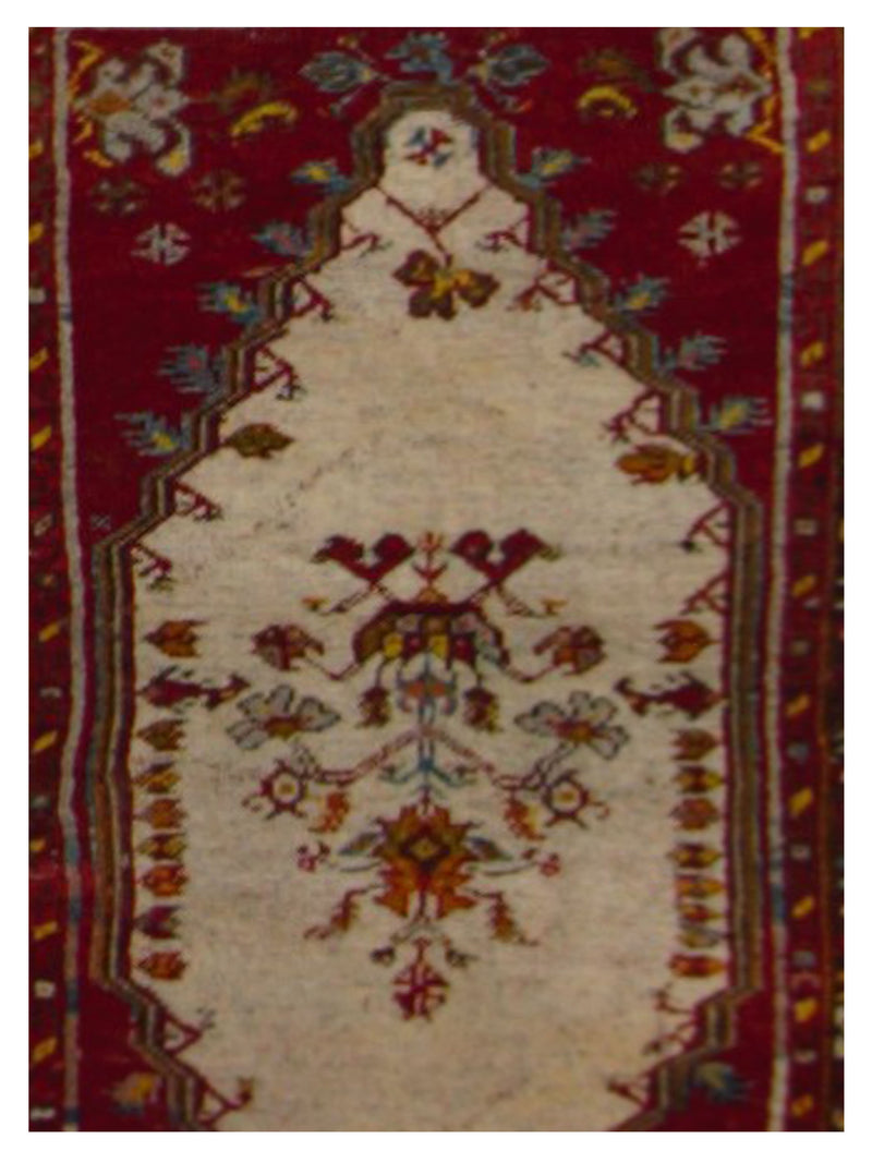 Pacific Kula 43238 Red Ivory Traditional Hand Knotted Rug