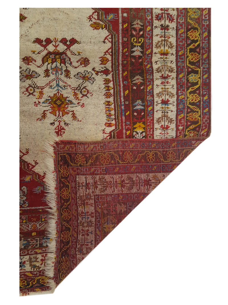 Pacific Kula 43238 Red Ivory Traditional Hand Knotted Rug