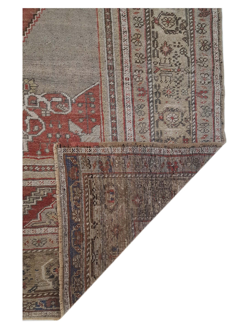 Pacific Anatolian 43243 Rust Latte Transitional Hand Knotted Rug