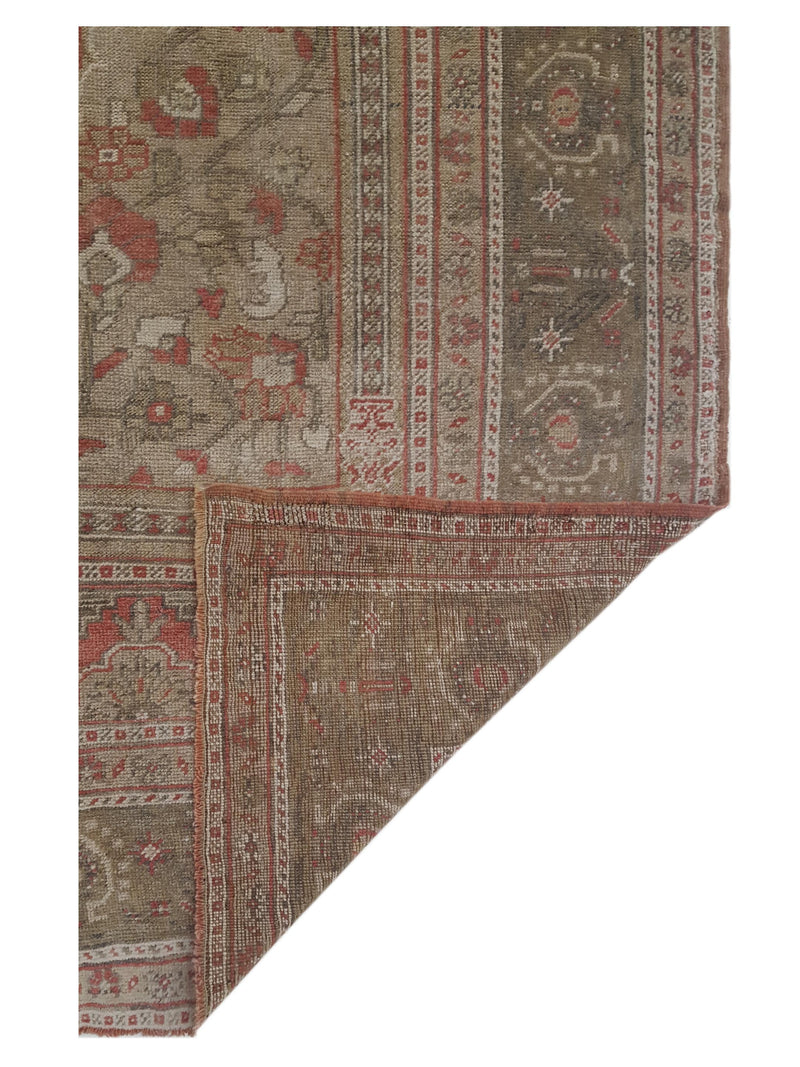 Pacific Anatolian 43244 Rust Olive Transitional Hand Knotted Rug