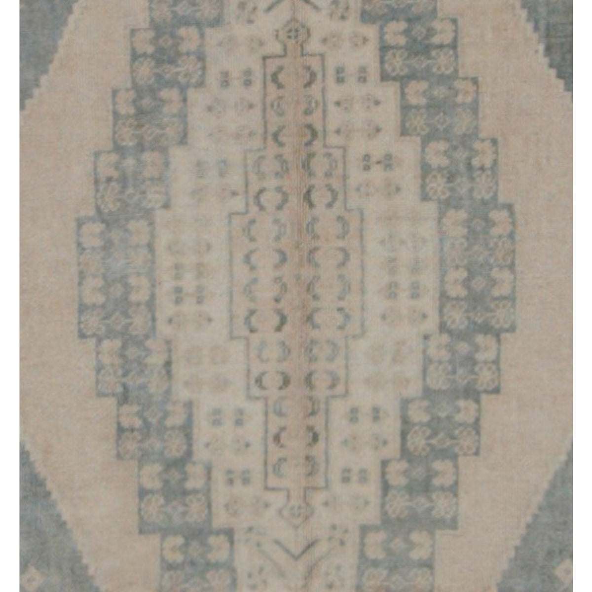 Pacific Anatolian 43245 Teal Sand Transitional Hand Knotted Rug