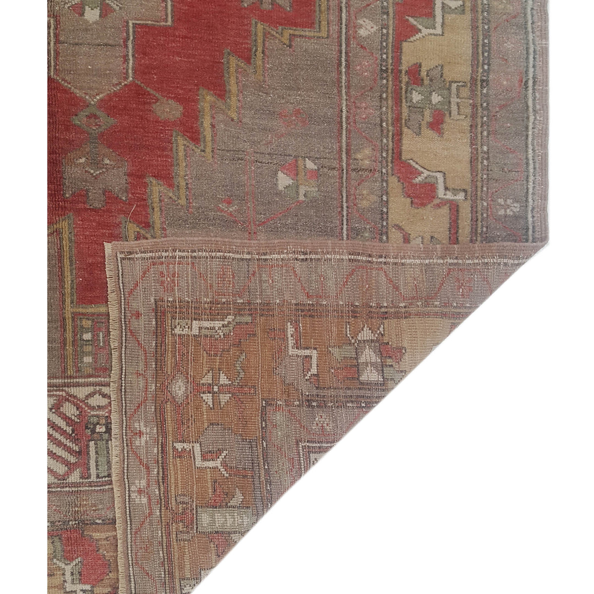 Pacific Anatolian 43247 Rust Taupe Transitional Hand Knotted Rug