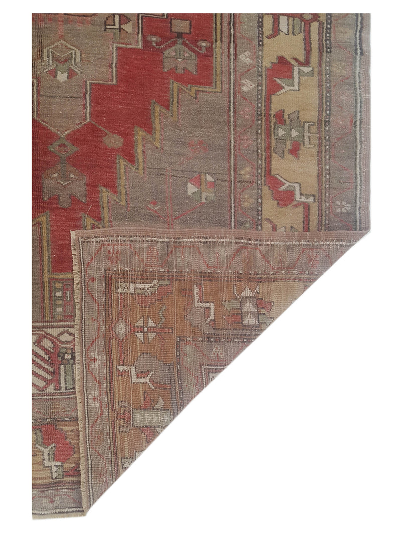 Pacific Anatolian 43247 Rust Taupe Transitional Hand Knotted Rug