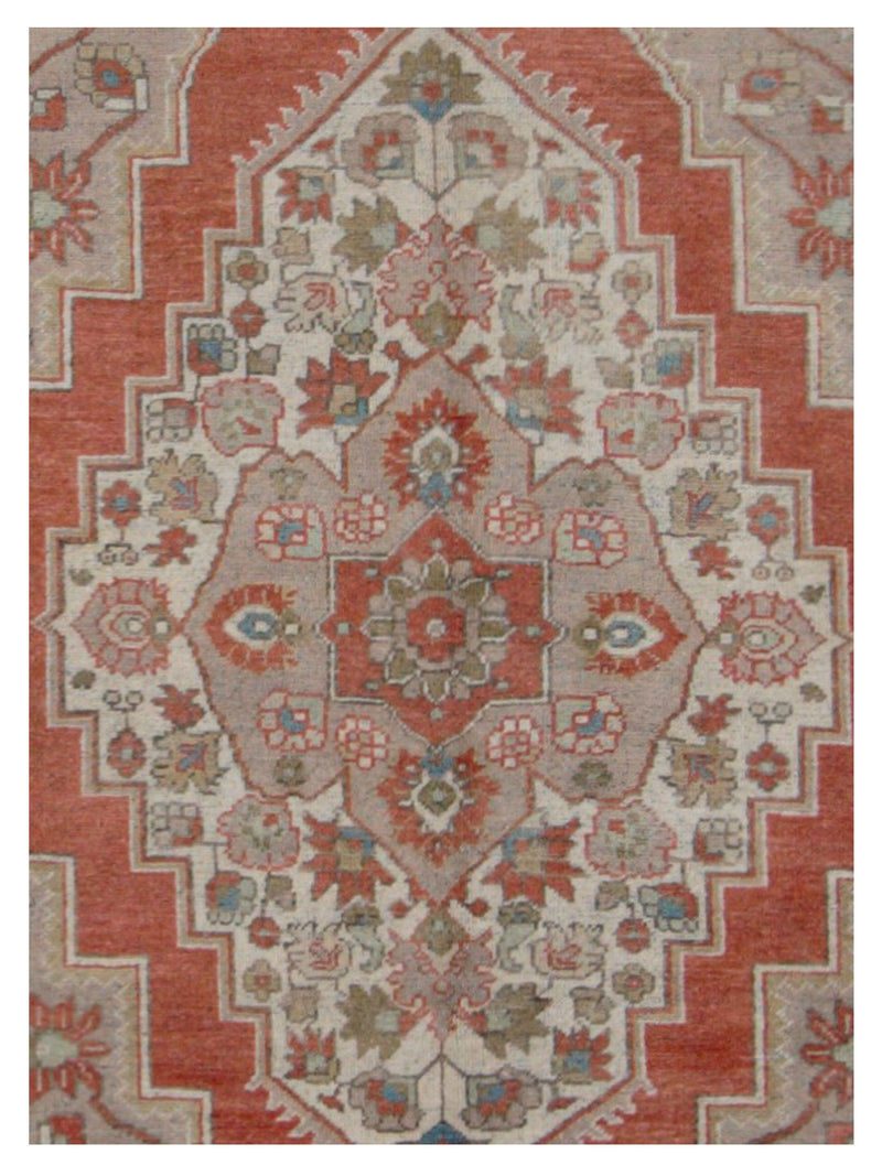 Pacific Anatolian 43248 Rust Tan Transitional Hand Knotted Rug