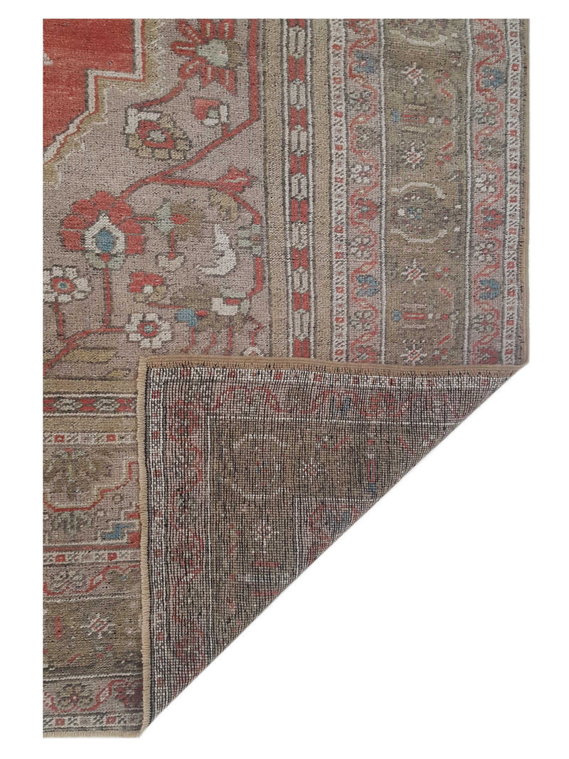 Pacific Anatolian 43248 Rust Tan Transitional Hand Knotted Rug