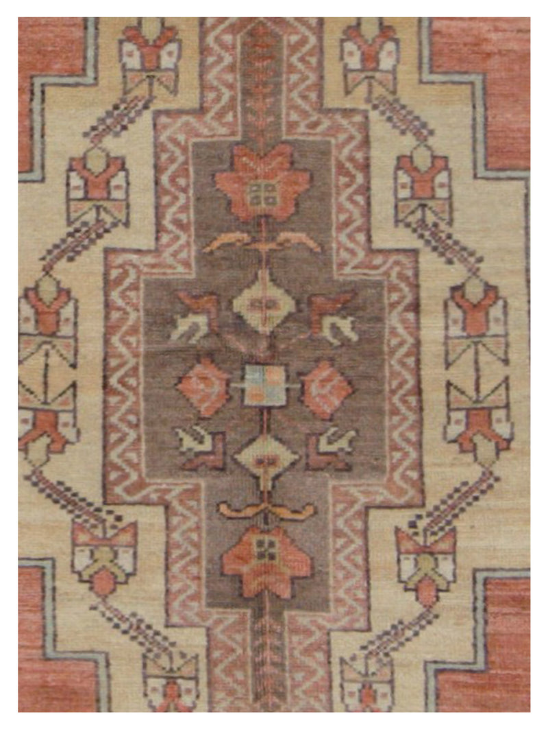 Pacific Anatolian 43249 Rust Brown Transitional Hand Knotted Rug